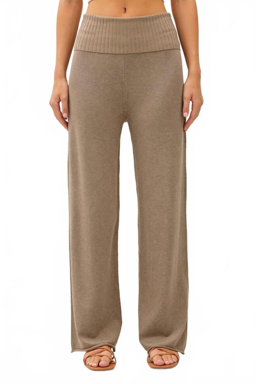 NEW BE COOL marni fold over pants in mocha